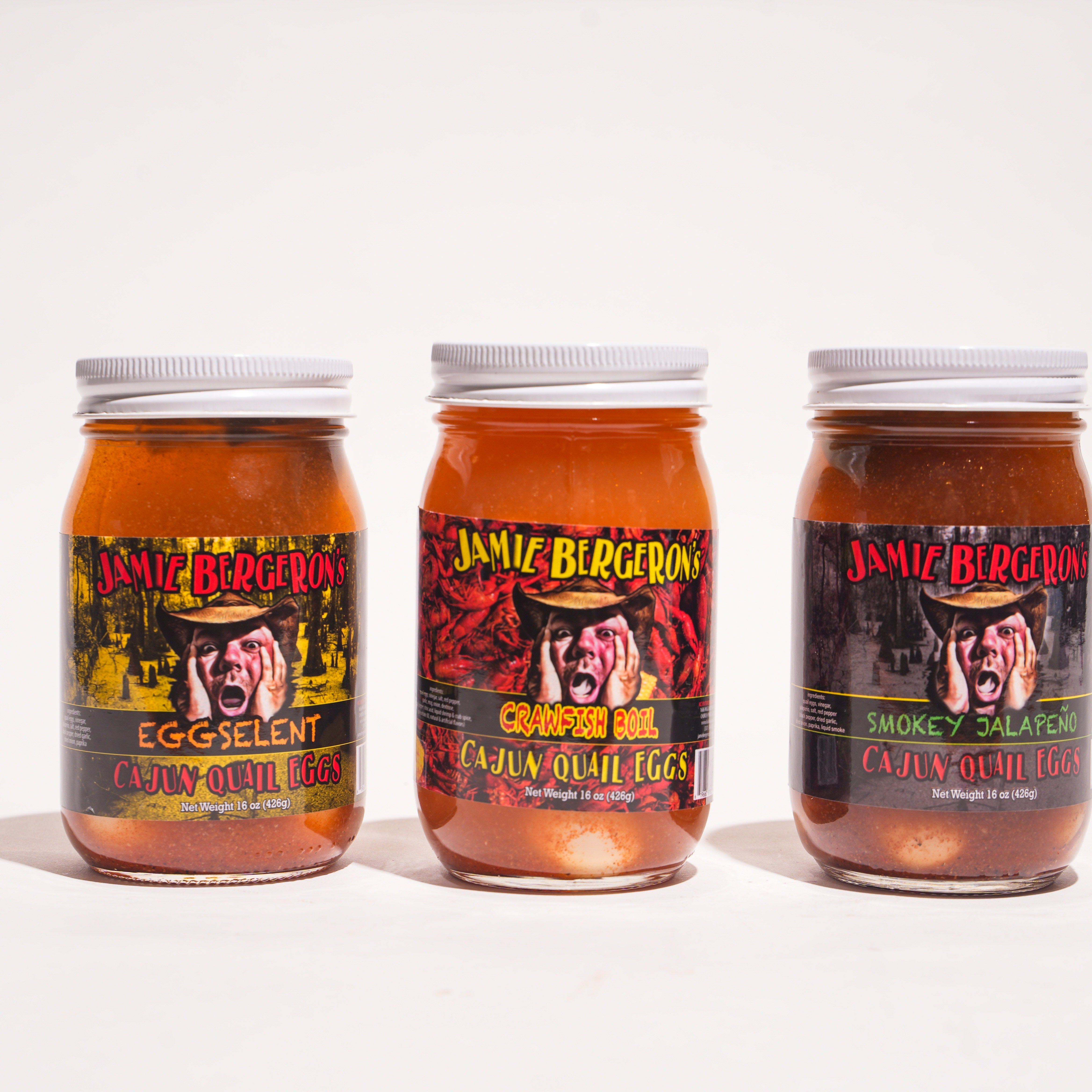 Jamie Bergeron Cajun Quail Eggs (3 Flavors)