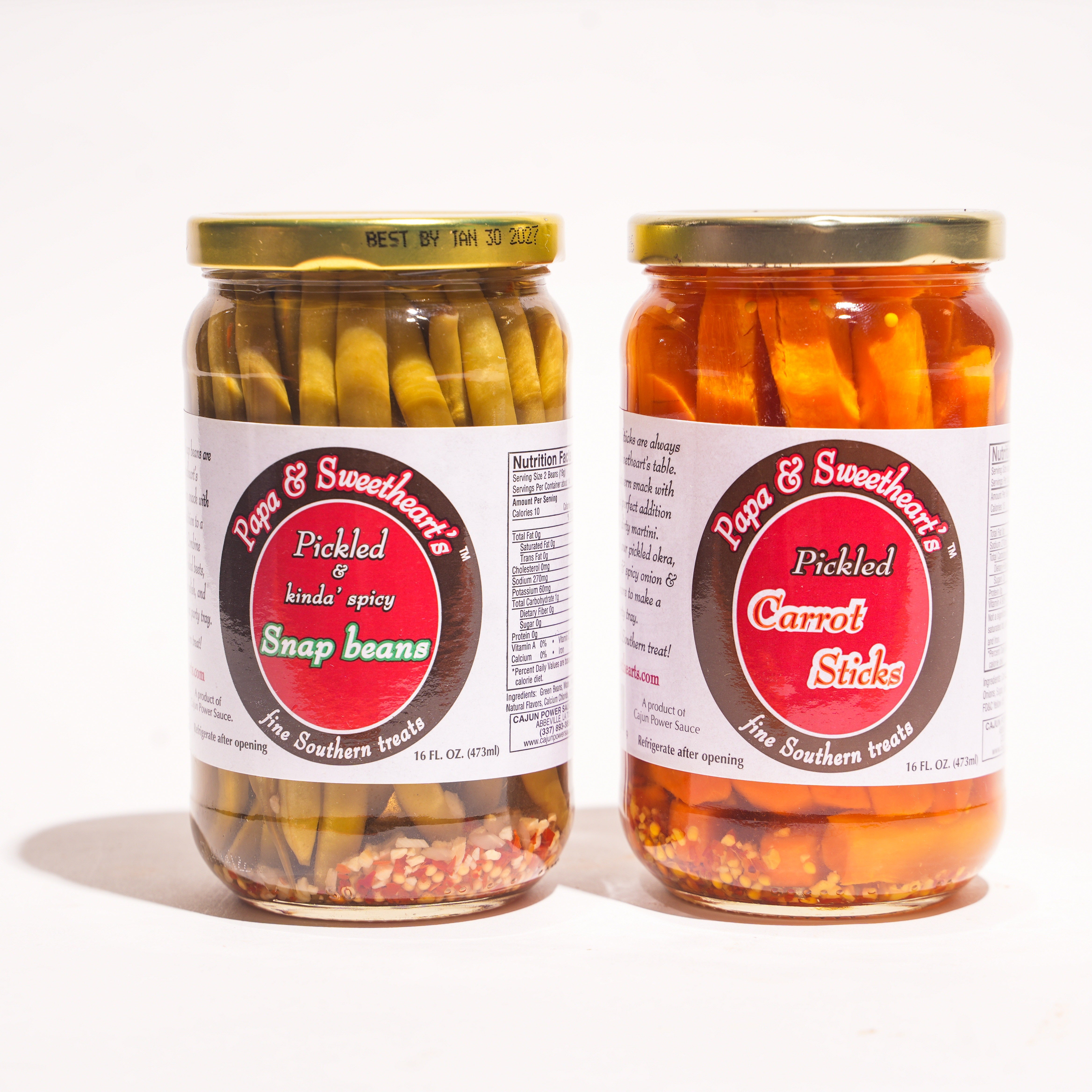 Papa & Sweetheart's Pickled Veggies (2 Options)