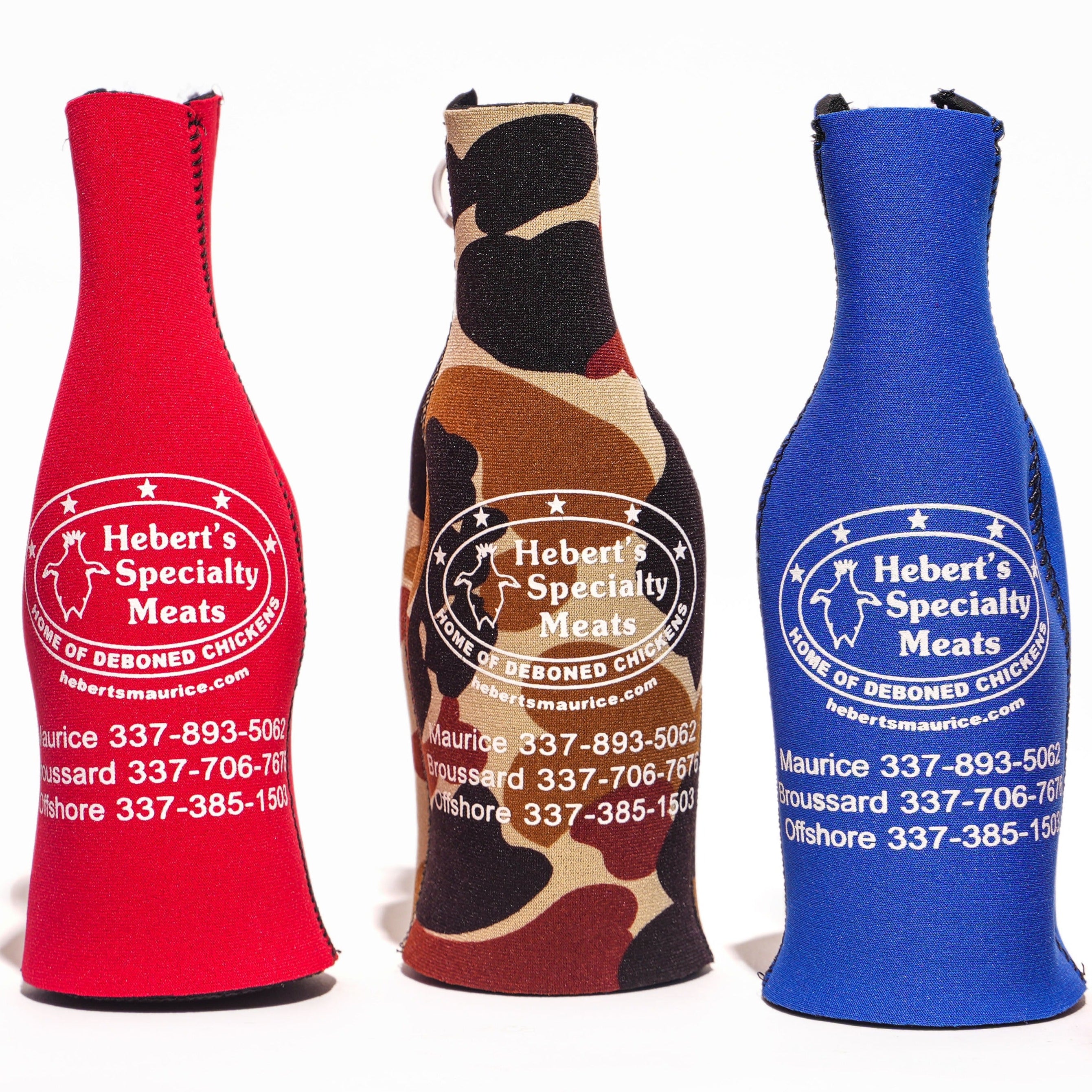 Hebert's Koozie - Longneck (3 Colors)