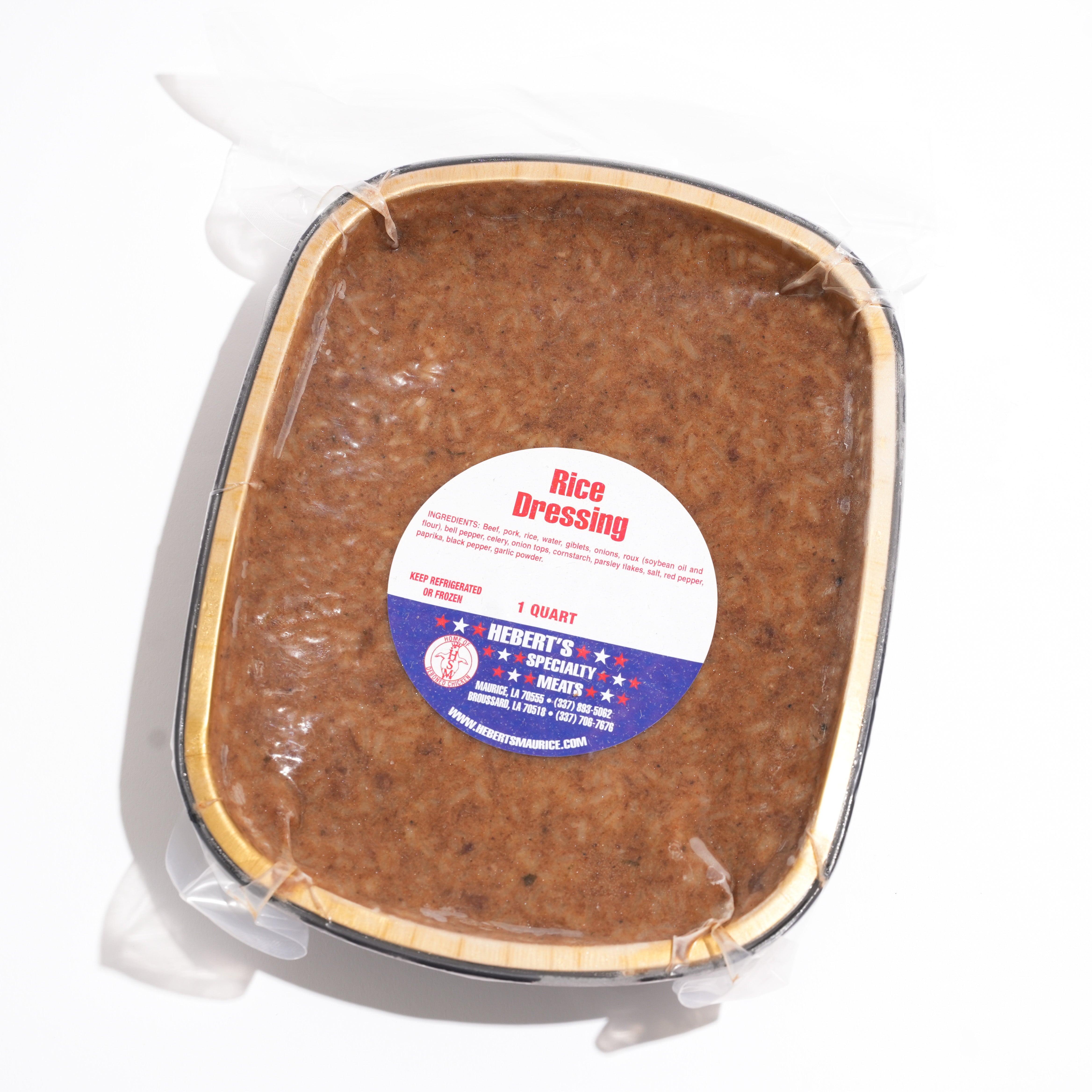 Marice Rice Rice Dressing (qt) – Hebert's Specialty Meats