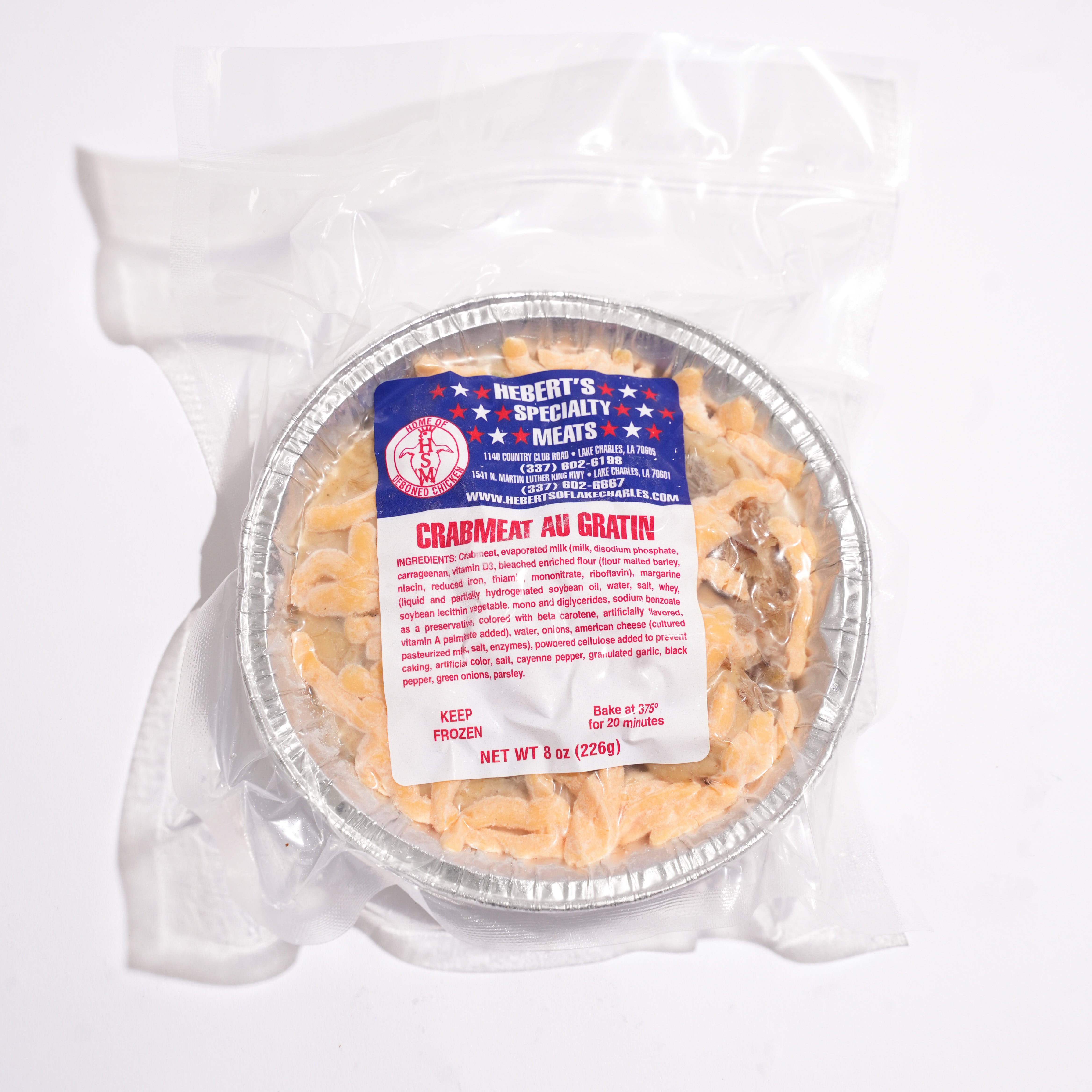 Crabmeat Au Gratin (1 ct)