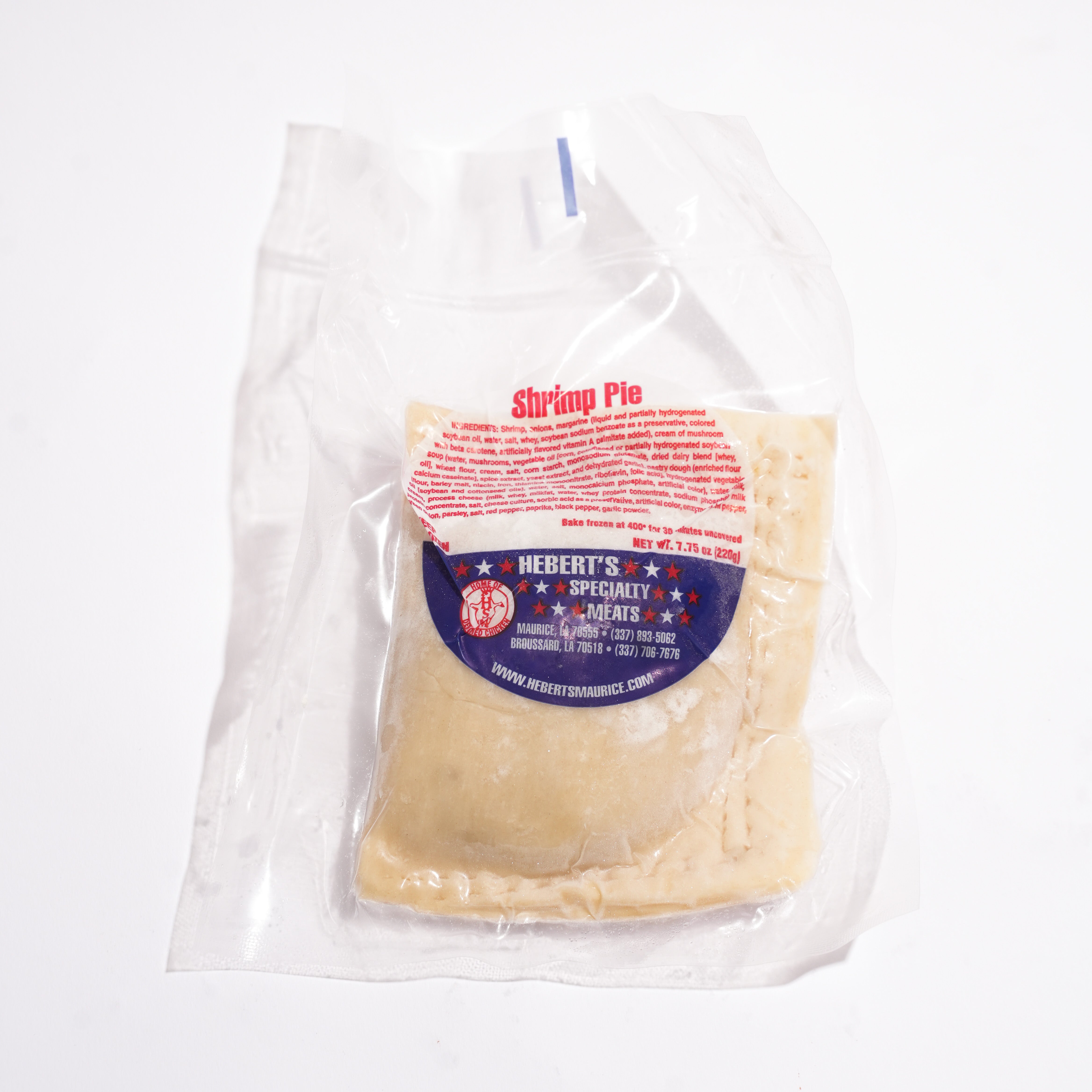 Hebert's Homemade Shrimp Puff Pastry Pie (1 Serve)