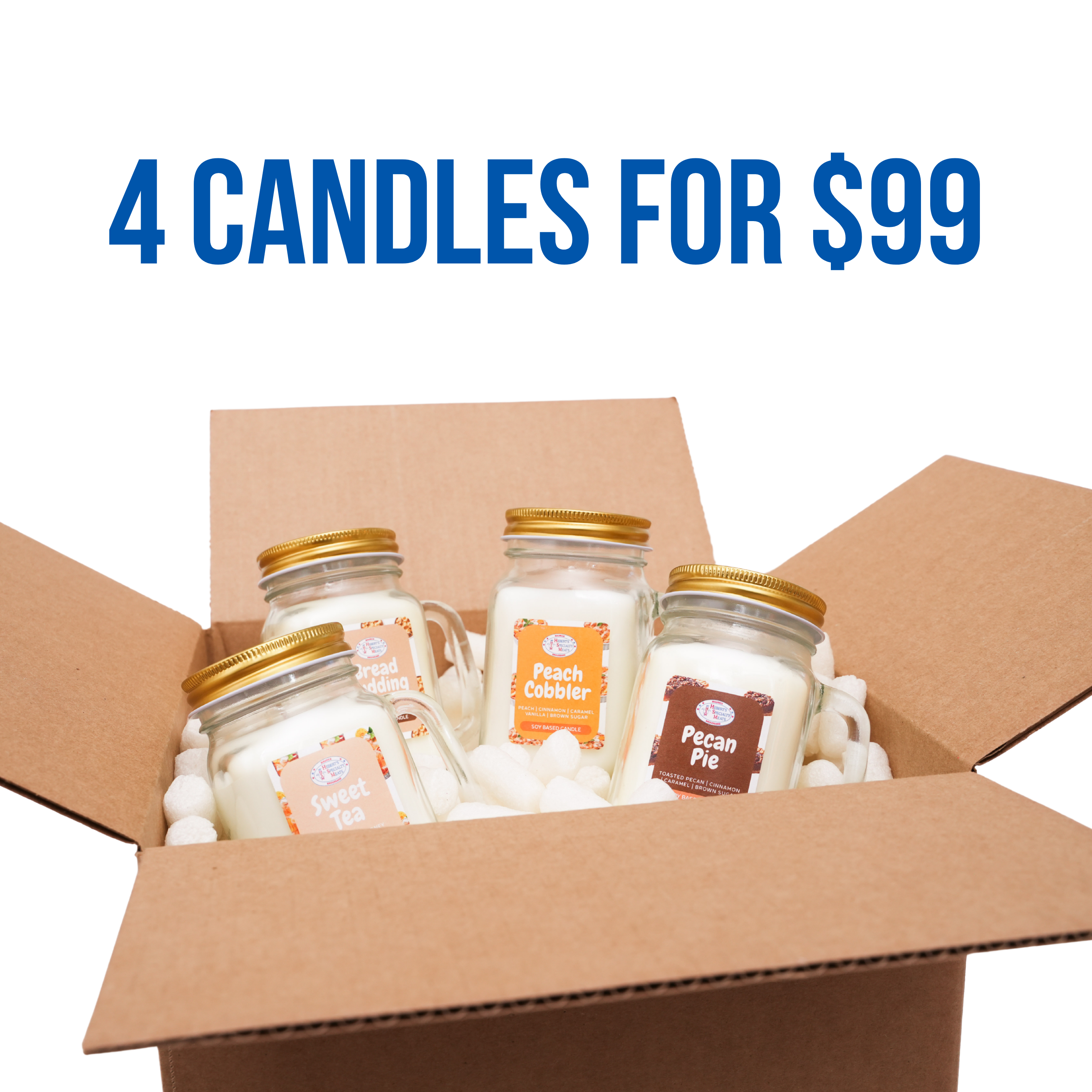 Build a Bundle - 4 x 12 oz Candles (Choose Scents)