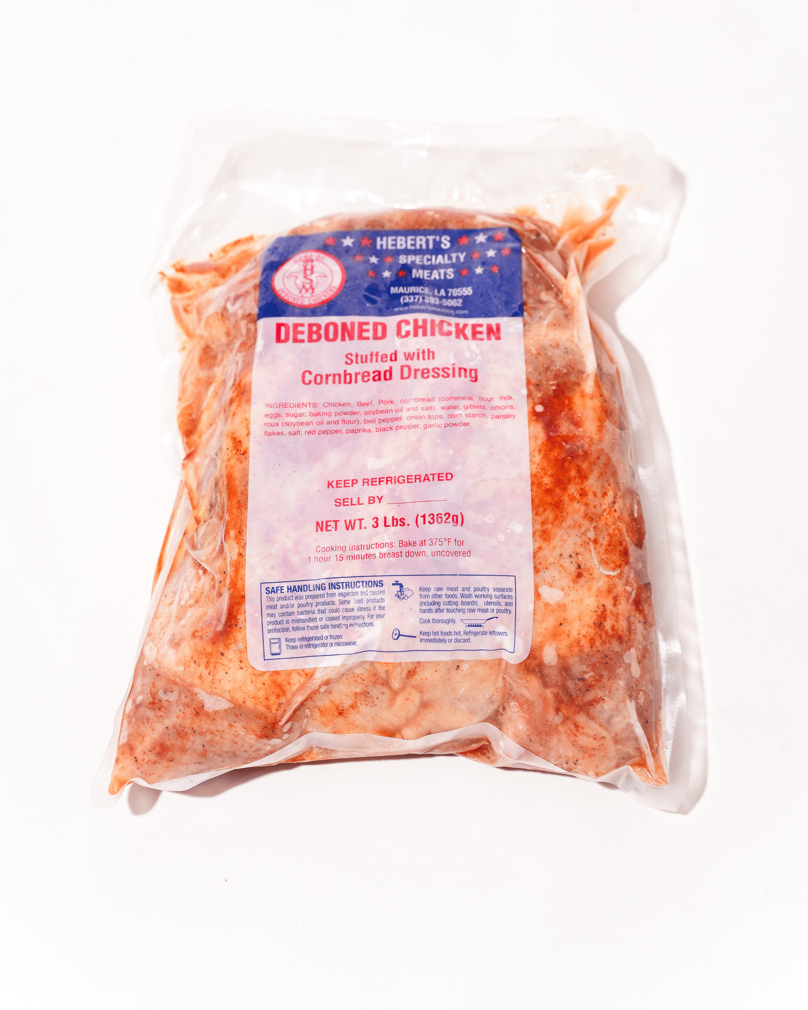 Deboned Stuffed Chicken (Pick a Stuffing)