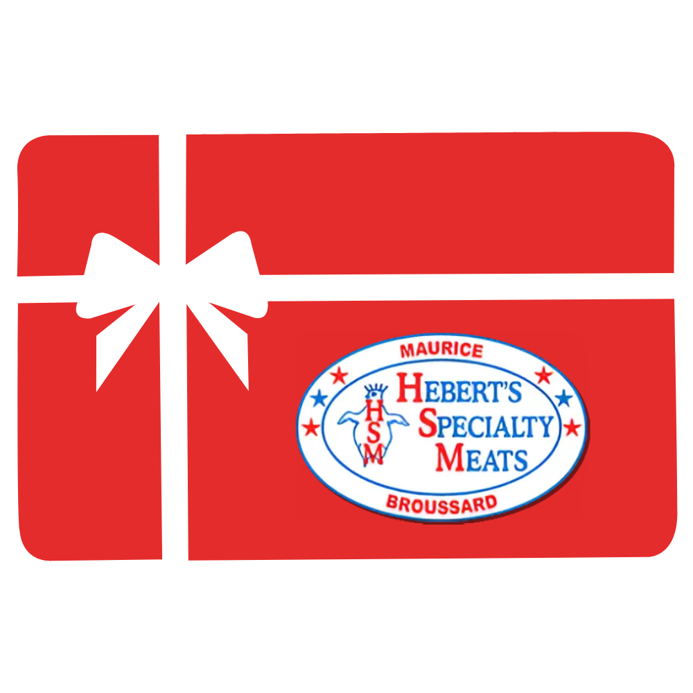 Hebert's Specialty Meats Physical Gift Card (Redeemable In-Store OR Online By Phone Only!)